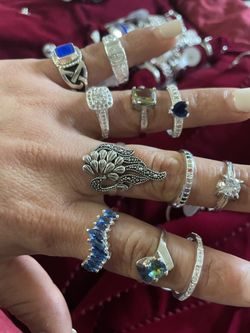 Variedad De Anillos 💍 De Plata .925