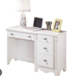 White Vanity Desk 