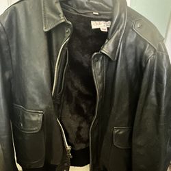 Vintage Club Elite By Brooks Leather Jacket (Black) Size 50