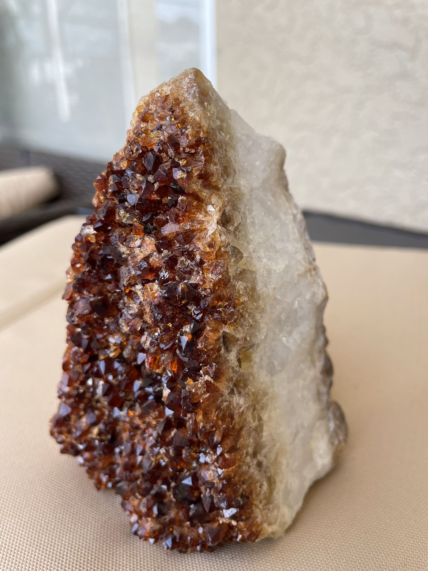 Citrine Crystal Geode