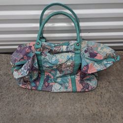 Kathy Van Zeeland Floral Travel Bag