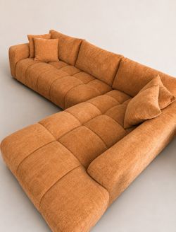 ORANGE BUBBLE SECTIONAL 🧡🧡🧡