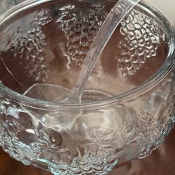 Glass Punch Bowl 