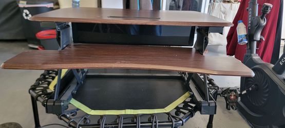 Wood grain Stand up electric desk