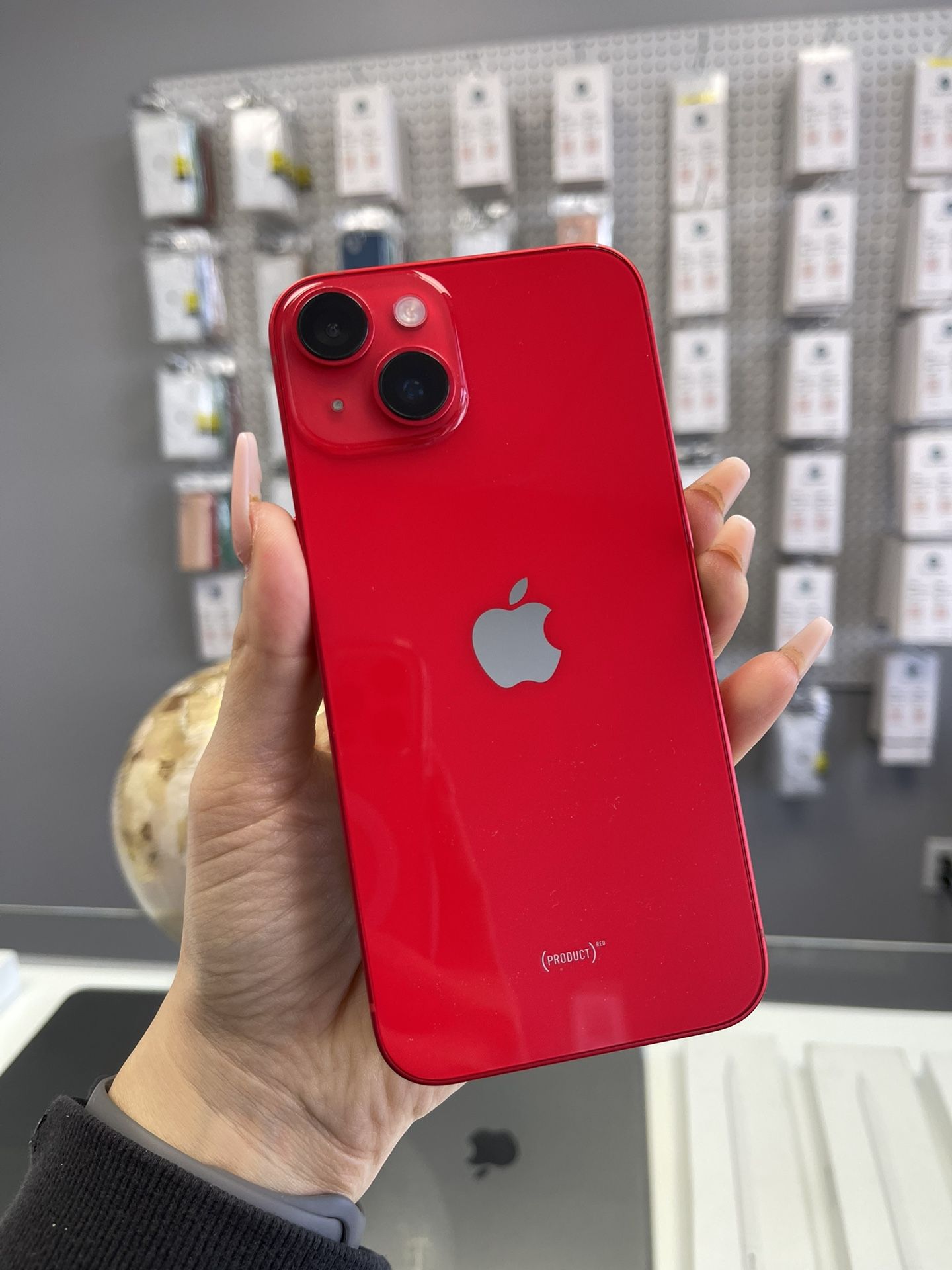 iPhone 14 Unlocked 128Gb Red Like New With warranty 