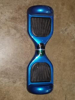 Nice blue hoverboard with bluetooth on sale