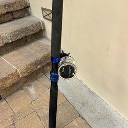 Fishing Pole Salt Water With Okuma Reel
