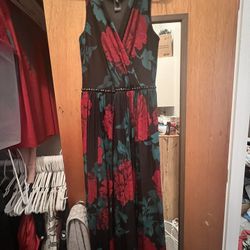 Beautiful Red Rose Dress