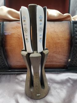 Vintage Ekco Vandium knife set of 6