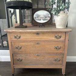 Vintage Three Drawer Accent Cabinet/Dresser