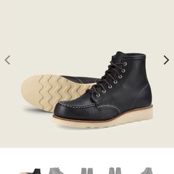 SIZE 7.5 RED WING BRAND NEW BOOTS 