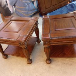 2 End Tables. Heavy, Great Condition 