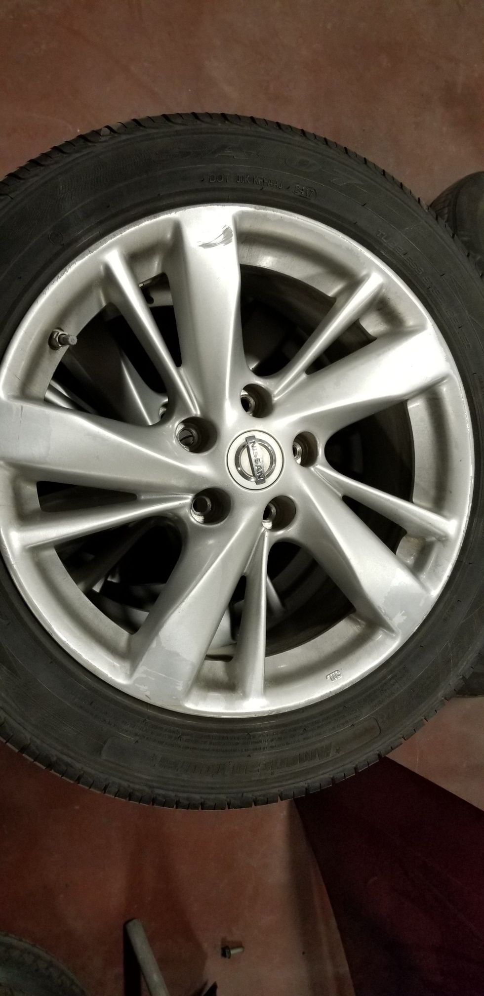 2015 nissan altima rims and tires