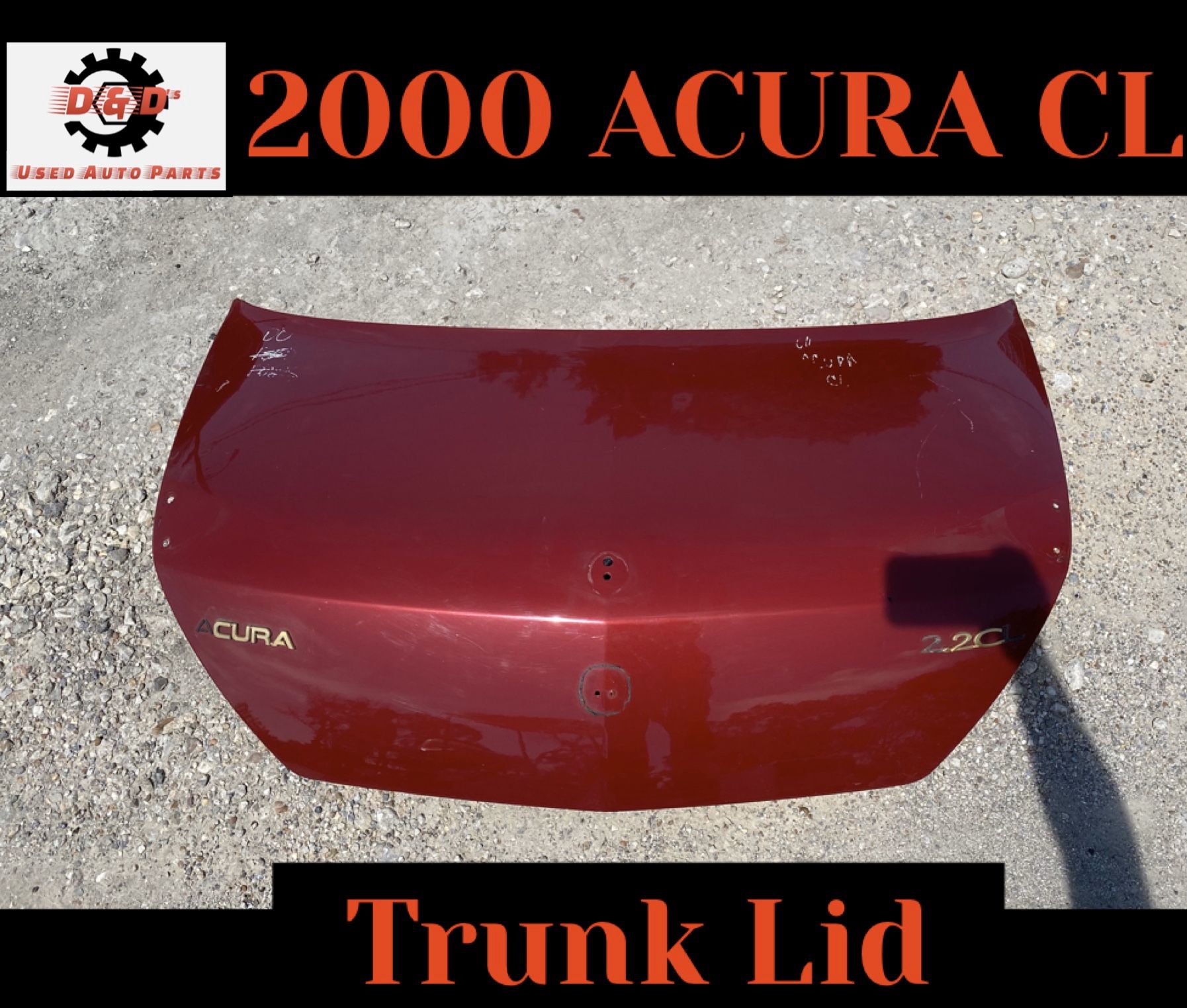 2000 Acura CL Trunk Lid OEM