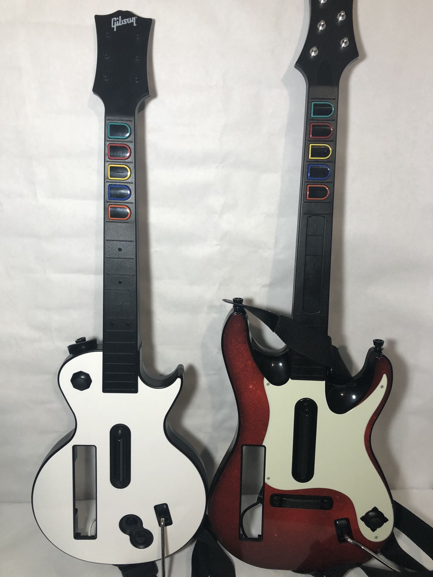 Wii Guitar Bundle - 2 Guitars Fast Shipping Ok