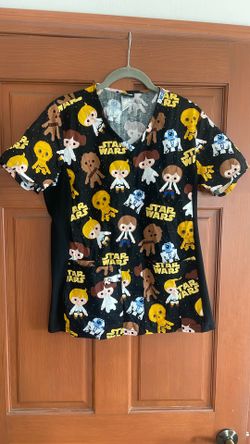 Scrub Top Star Wars Size Small