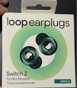 New Switch 2 earplugs in Emerald
