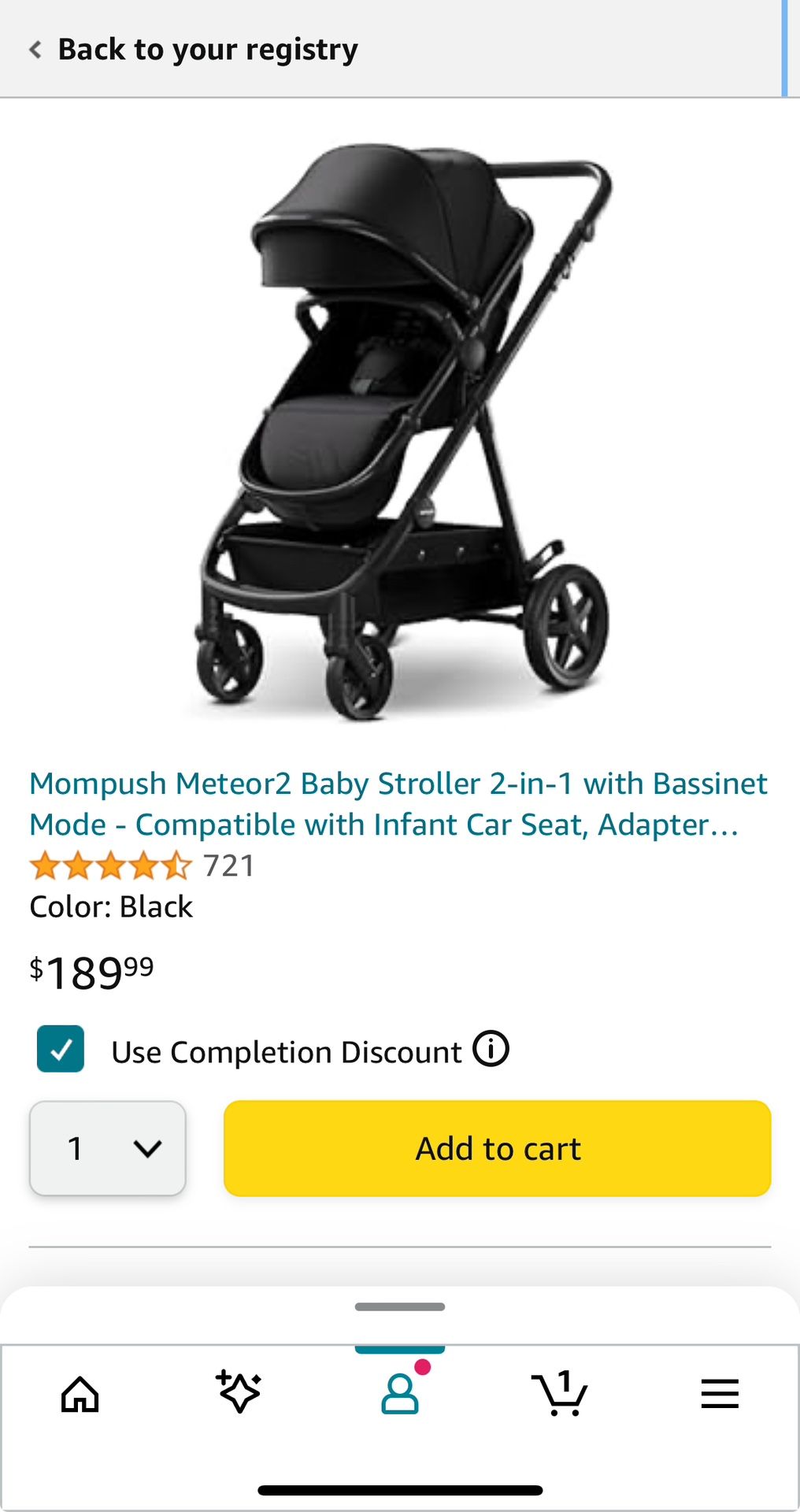 Mompush Stroller 