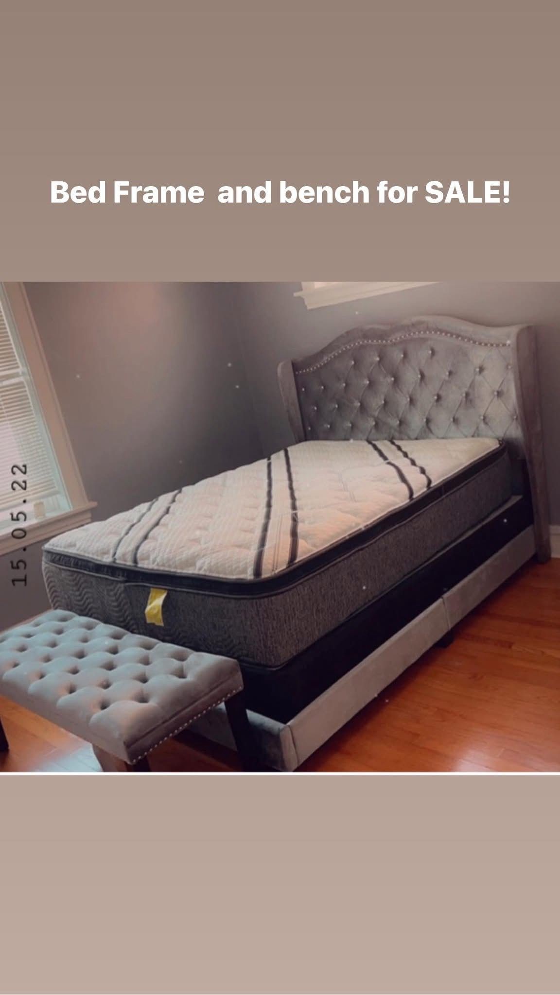 Queen Bed Frame And Bench