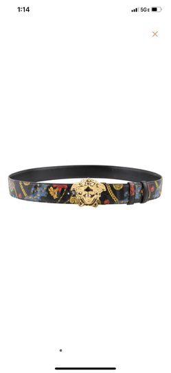 Versace La Medusa Printed Belt