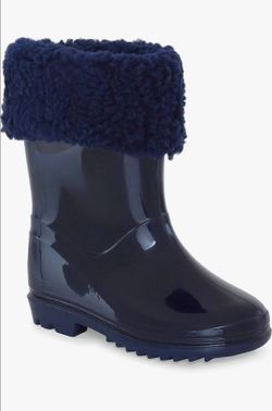 Carter's Kids' Tank Boots, Navy Blue, Size 11 Little Kid