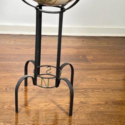 REPLOGLE GLOBES, INC. LeRoy M. Tolman, Chief Cartographer Terrence E. Donovan, Cartographer Made in U.S.A.  the metal base with a N/S/E/W decoration