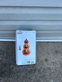 Airblown Inflatable Stacked Pumpkins 4ft Halloween Decoration