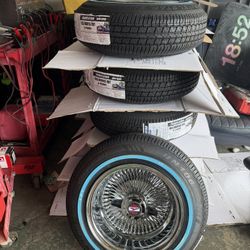 13x7 Wire Wheels And Tires