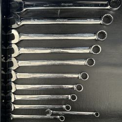 SnapOn SAE  11 Piece Combination Wrench Set