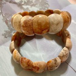 Corals 🪸Jade Stone Bracelets