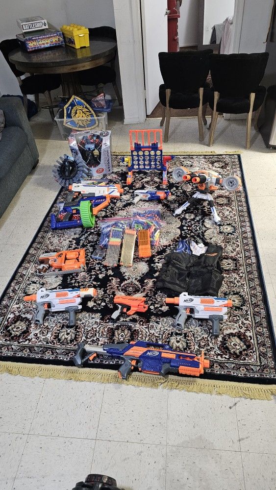 NERF Guns Bundle.  All You See Is Included! $100 Obo