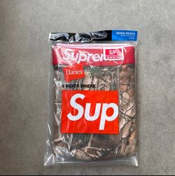 Supreme x Hanes Camo Boxer Briefs 2-Pack