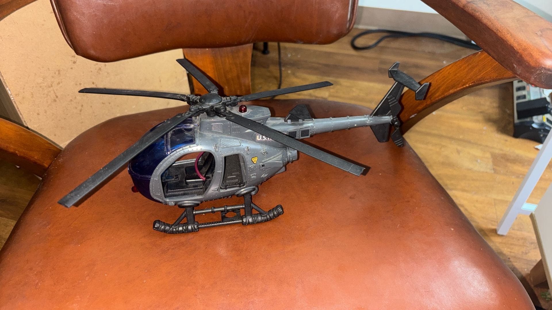 Chap Mei Helicopter U S Army HK Design Toy 5 Blade.