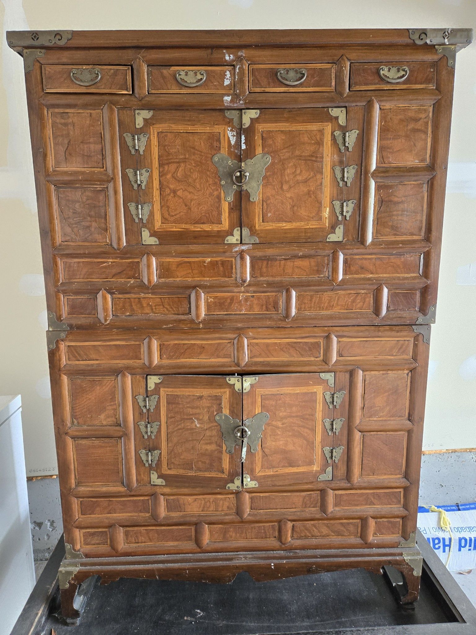 Antique Korean Furniture “Tansu cabinet - Butterfly”
