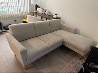West Elm Oliver 2-Piece Chaise Sectional (79")