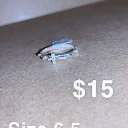  Silver Ring Size 6.5
