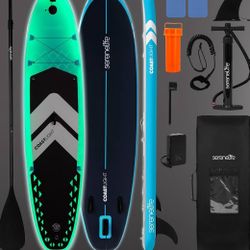 Inflatable Stand-Up Paddle Board with LED