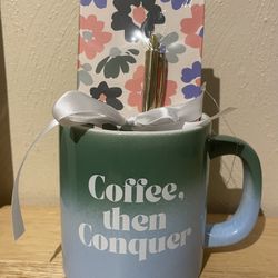 New Mug And Notebook Set