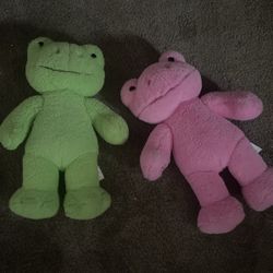Build A Bear Frogs And Axolotl 