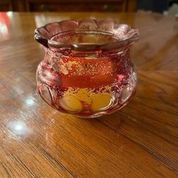 Cute Candle Holder with Candle - (See Description)