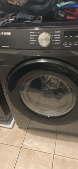Samsung Front Load Washer and  Dryer Set Black