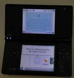Black Nintendo DSi Handheld System Includes Charger (System Has Few Scratches)