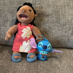 9” LILO Beanbag & 4” Stitch, Stuffed Animal Both $5