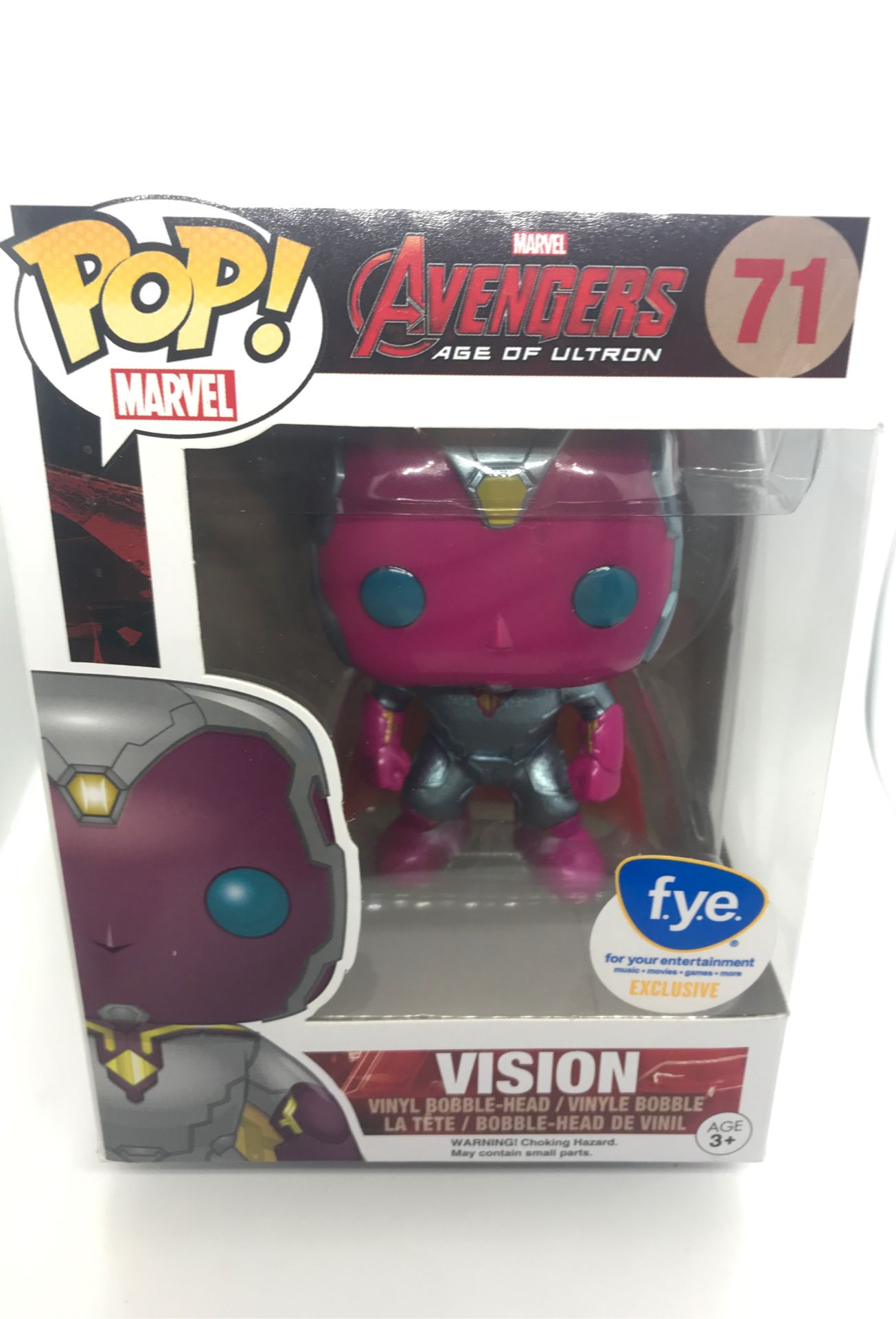 Avengers Age of Ultron Vision FYE exclusive Funko POP
