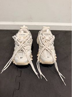 Size 4 - Balenciaga Track Sneakers White W