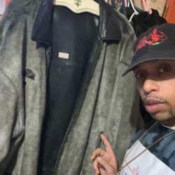 Echo Unlimited Reversible Mink/ Leather Jacket – $199