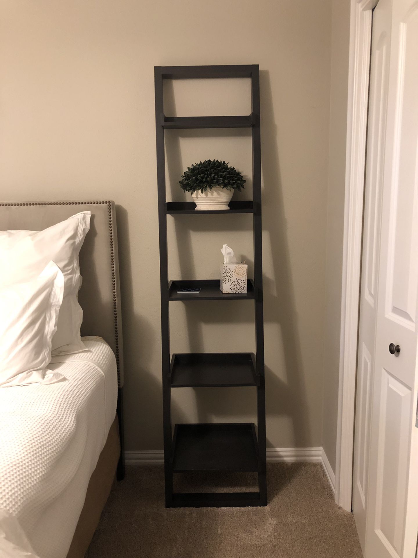 Crate and Barrel leaning shelf (small)