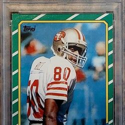 1986 Topps Jerry Rice #161 PSA 6 EX-MT – Rookie Card – 49ers, Beautiful Card, HOF, GOAT! At Toy Madness Now! 