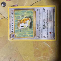 Raticate Pokémon Card 67/108