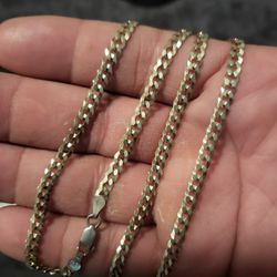 26 Inch Silver Necklace 